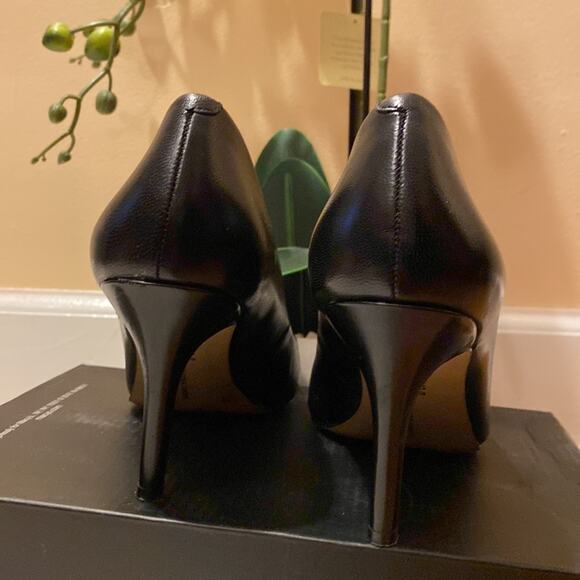 INC International Concepts Zitah Pumps Black Leather 7.5M - Picture 6 of 10